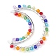Colorful Glass Beaded Big Pendants PALLOY-JF02428-02-1