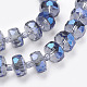 Chapelets de perles en verre électroplaqué EGLA-J145-FR10mm-B01-3