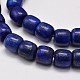 Natural Lapis Lazuli Barrel Beads Strands G-F202-01-10x10mm-1