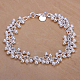 Exquisite Brass Grape Charm Bracelets For Women BJEW-BB12592-1