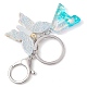 Брелок в форме бабочки из смолы и акрила KEYC-JKC01067-01-4