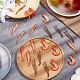 DELORIGIN 9Pcs 3 Style Imitation Shrimp Plastic Display Decorations DJEW-DR0001-02-4