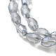 Electroplate Glass Beads Strands EGLA-J013-4X6mm-F33-4