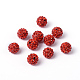 Pave Disco Ball Beads X-RB-A130-10mm-18-3