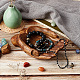 Decoraciones de exhibición de mano de buda de madera AJEW-WH0304-38-6