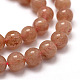 Chapelets de perles aux fraises en quartz naturel X-G-F364-07-8mm-2