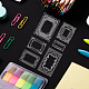 カスタムPVCプラスチッククリアスタンプ  DIYスクラップブッキング用  装飾的なフォトアルバム  カード作り  混合図形  160x110x3mm DIY-WH0448-0399-7