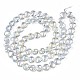 Chapelets de perles en verre électroplaqué X-EGLA-S188-14-B03-3