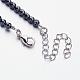 Gemstone Beaded Bracelets/Necklaces NJEW-JN01705-02-6