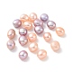 Natur kultivierten Süßwasser Perlen PEAR-P003-46-01-3