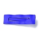ヘアアクセサリースプレー塗装鉄ワニヘアクリップ  長方形  ブルー  71x22x14.5mm PHAR-C003-01B-1