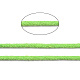 コットン糸  マクラメコード  装飾的な糸のスレッド  DIYの工芸品について  ギフトラッピングとジュエリー作り  緑黄  3mm  約109.36ヤード（100m）/ロール。 OCOR-T001-02-14-3