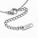 (продажа фабрики ювелирных изделий) 304 ожерелья из нержавеющей стали с подвеской NJEW-H459-07P-3