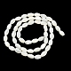 Brins de perles de coquillages naturels de troca BSHE-E030-02A-3