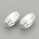 925 Sterling Silver Corrugated Beads STER-S002-05-2