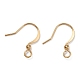 Brass Earring Hooks KK-F824-016G-1