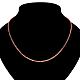 Real Rose Gold Plated Eco-FriendlyBrass Wheat Chains for Necklaces NJEW-BB07850-RG-4