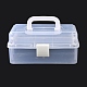 Прямоугольник портативный пластиковый ящик для хранения полипропилена CON-D007-01A-1