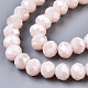 Chapelets de perles en verre électroplaqué EGLA-A034-P8mm-A08-2