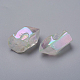 Galvanizadas cuentas de cristal de cuarzo natural G-L553-14-2