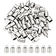 UNICRAFTALE 50pcs Column End Caps Stainless Steel Cord Ends 5mm Inner Diameter Smooth End Caps Terminators Cord Finding for Jewelry Making Kit STAS-UN0009-31P-1