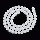 Imitation Jade Glass Beads Strands GLAA-T032-J6mm-01-3