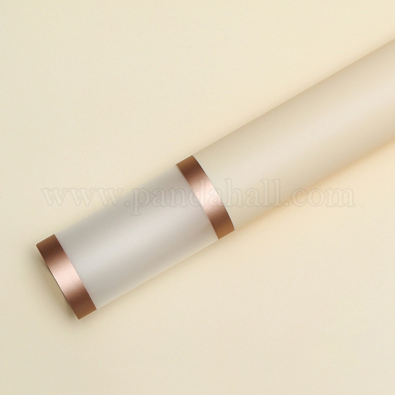 Wholesale 20 Sheets Gold Edge Waterproof Opp Plastic Gift Wrapping