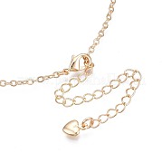 Brass Cable Chain Necklace MAK-N031-004