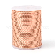 Круглый вощеный полиэфирный шнур YC-G006-01-1.0mm-26
