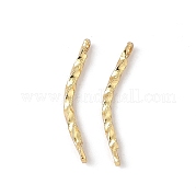 Латунные витые палочки-соединители подвески KK-Q039-16G