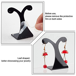 Акриловые подставки для одной серьги с наклоном назад&nbsp;EDIS-WH0030-33A