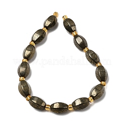 Природного пирита бисер нитей&nbsp;G-Z131-E01-01