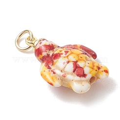 Окрашенные синтетические бирюзовые подвески&nbsp;PALLOY-JF05144-02