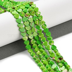 Окрашенные синтетические нити из имперской яшмы&nbsp;G-M403-A37-01