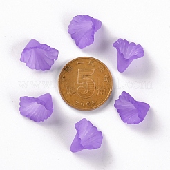 Матовые акриловые колпачки из бисера MACR-S371-10A-747