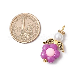 Акриловые подвески в виде ангелов PALLOY-JF03966-02