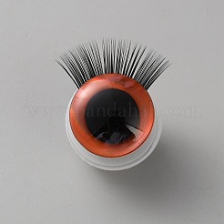 樹脂人形の工芸品の目  おもちゃの DIY アクセサリー用  ダークオレンジ  20x24.5mm&nbsp;DIY-WH0698-010I