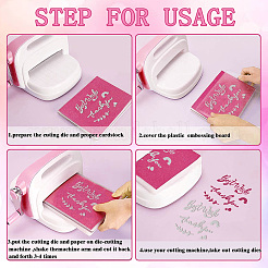 Углеродистая сталь разрезает трафареты DIY-WH0309-1976