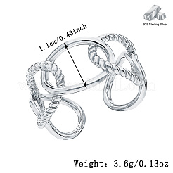 925 кольцо-манжета из стерлингового серебра для женщин ES7631