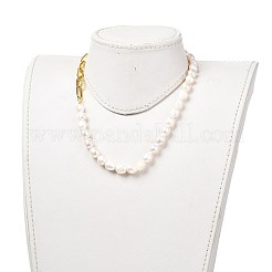 Conjuntos de pulseras y collares de perlas keshi de perlas barrocas naturales&nbsp;SJEW-JS01105