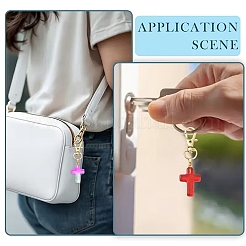 9 шт. стеклянные подвесные украшения&nbsp;HJEW-YW00331