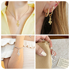 30 pendentif clé de sol de style tibétain&nbsp;TIBEP-TA0001-42