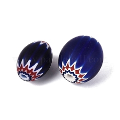 Cuentas de barril de vidrio millefiori hechas a mano&nbsp;LA-N002-19C