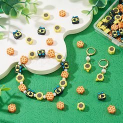 90 g handgefertigte Perlen aus Polymer-Ton&nbsp;CLAY-TA0002-06