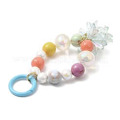 Акриловые подвесные украшения с цветком лилии&nbsp;HJEW-JM01088