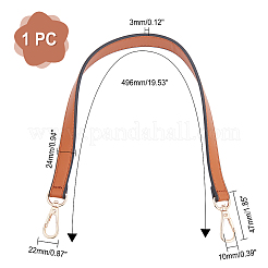 Taschengriffe aus PU-Lederimitat&nbsp;DIY-WH0185-48A