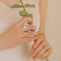 925 кольцо-манжета в форме полумесяца из стерлингового серебра для женщин JR880B