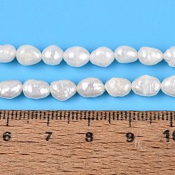 Perles de perles de keshi baroques naturelles&nbsp;PEAR-N031-01C