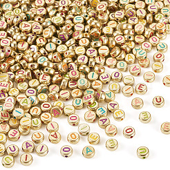 500 шт. 5 стиля покрытия непрозрачные акриловые бусины OACR-TA0003-60