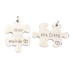 Не тускнеющие 304 нержавеющая сталь разрезные большие подвески STAS-B048-02P